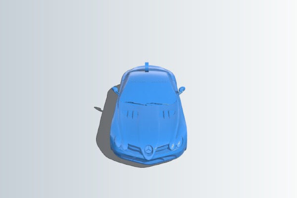 Mercedes SLR Keychain | 3d print model