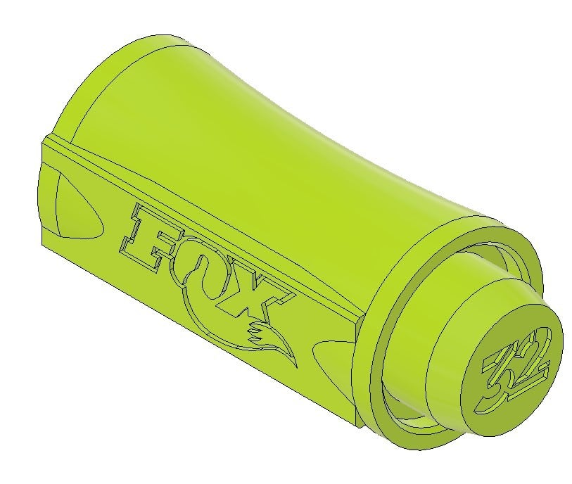 Fox Dust Seal Driver Parametric (32, 34, 36, 38, 40mm) for Fusion360