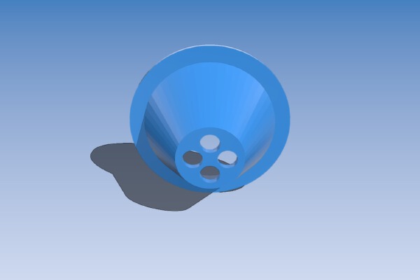 4-LED 2-AA Flashlight | 3d print model