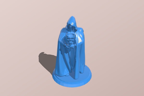 Cultist - with bone Skull chalice | 3d print model