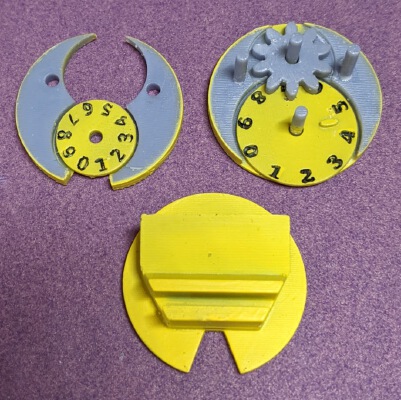 Gloomhaven Monster Standee (with Gears) for High Health Minions | 3d print model
