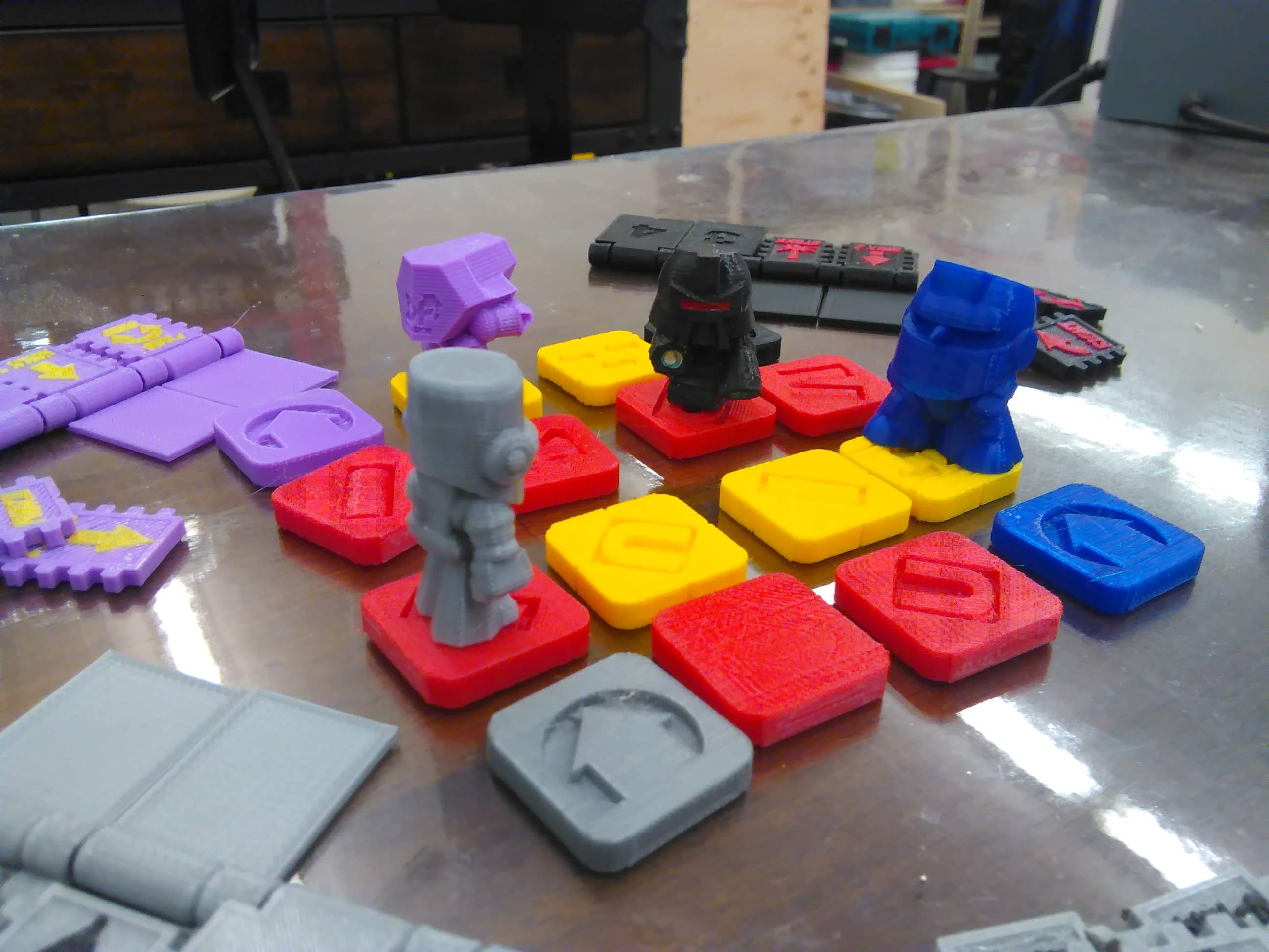 Bot Blitz Big Brute Battery Bit Battle 3D Printed Stragegy Game