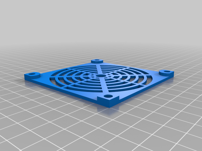 Anet A8 Power Supply Cover with 80mm Fan Remixed
