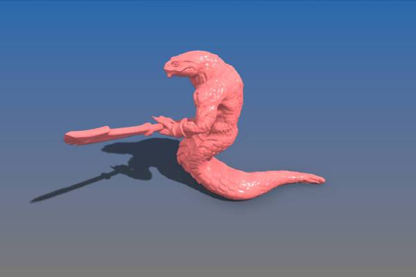 Snake Warriors | 3d print model