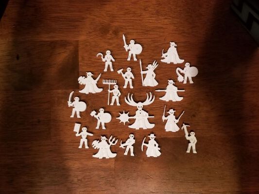 Skeleton Army Recruits: Undead Townsfolk | 3d print model