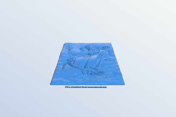 Norse god of sea and storms | 3d print model