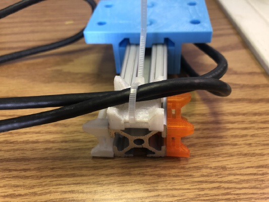1010 - 4040 aluminum profile drop in cable ancors | 3d print model