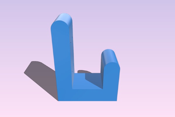 Fully Customizable Simple Headphone Holder | 3d print model