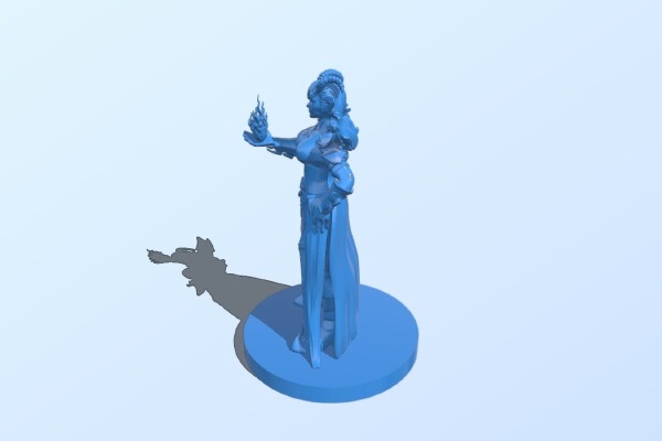 Goddess of Fire | 3d print model