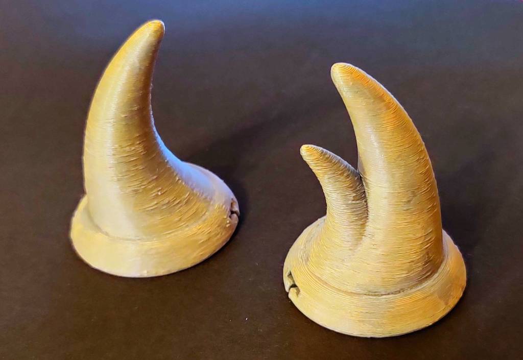 Nergal Horns (Double Horn)