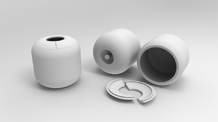 Modern Home & Garden Pot #2 | 3d print model