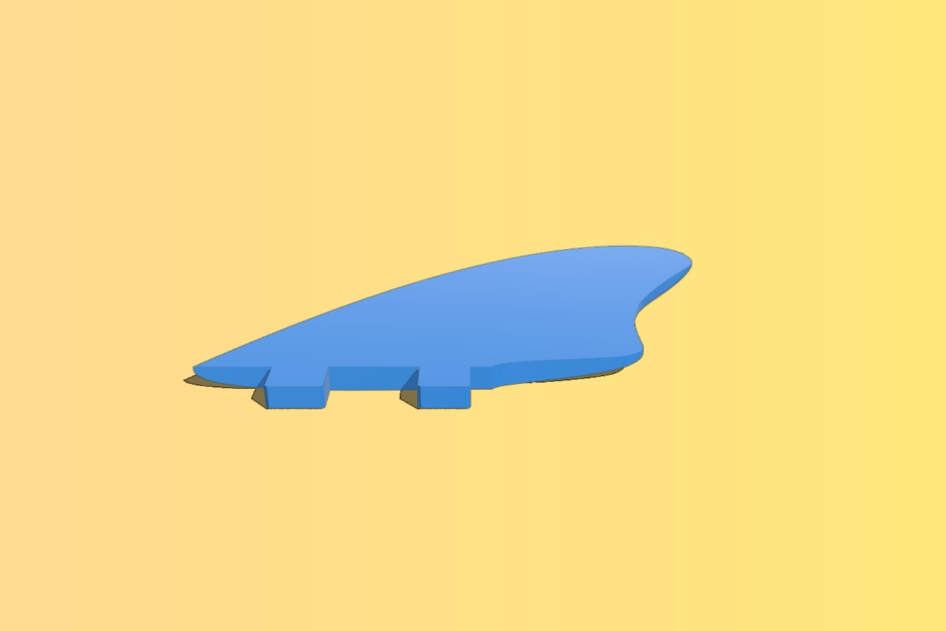 Surf fin FCS plug