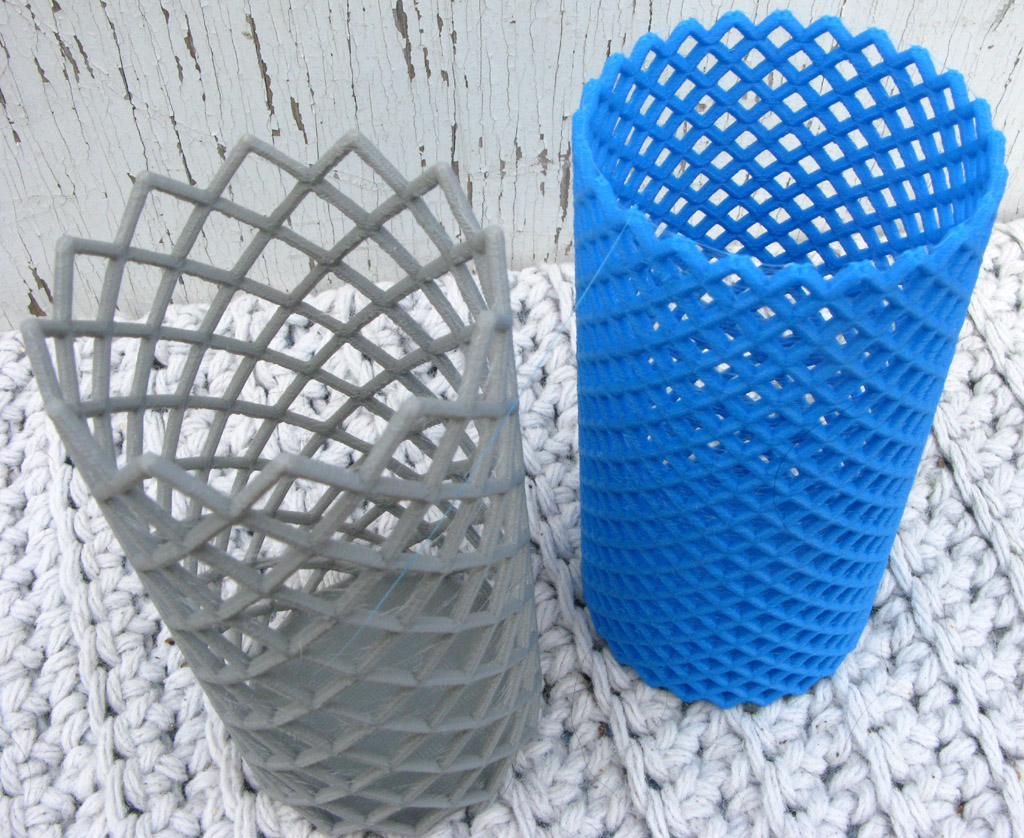 Two Antiprism Pencil Holders