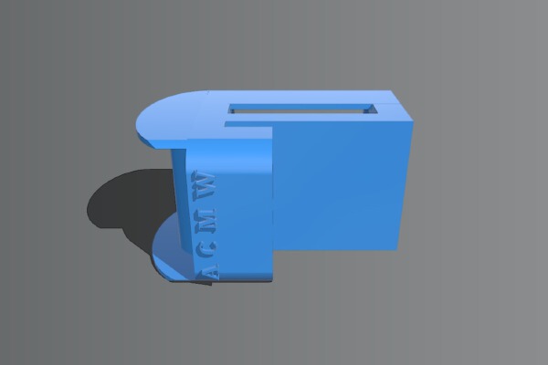 ATO and Dosing Tube Holder 5mm glass | 3d print model