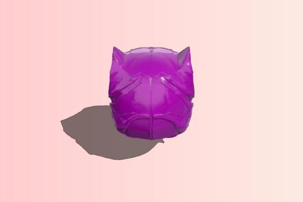 Black Panther Helmet_ Cowl | 3d print model