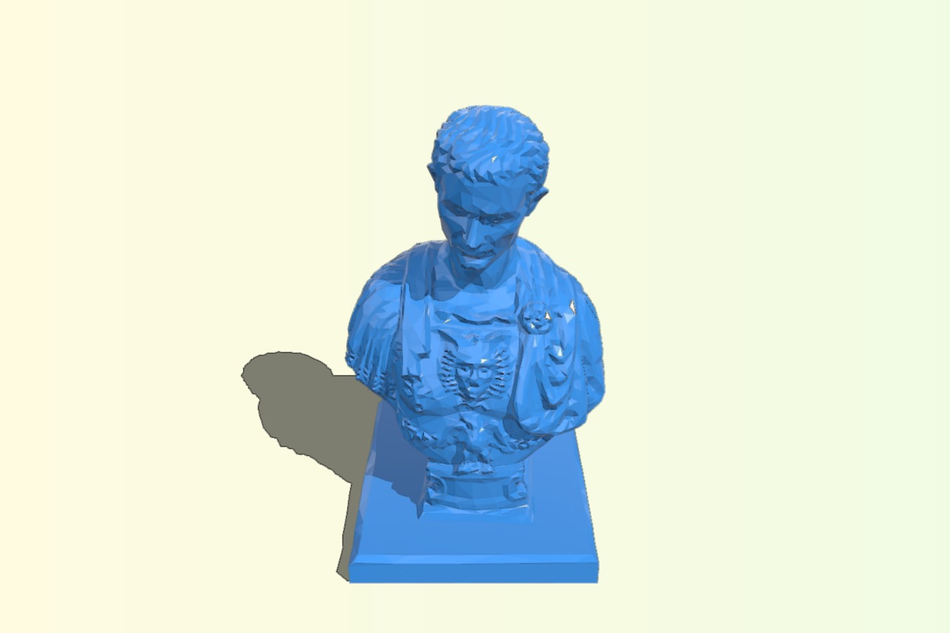 Julius Caesar (LOW POLY) Pen_Pencil Holder