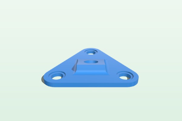 Quanum Trifecta 15 deg Camera Plate | 3d print model