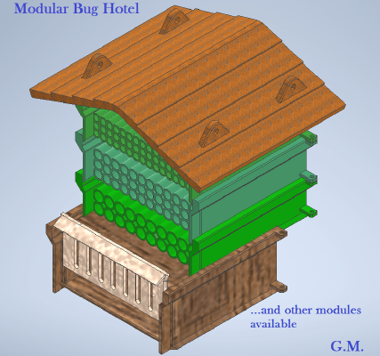 Modular Bug Hotel | 3d print model