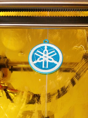 Yamaha key logo 2-colors | 3d print model