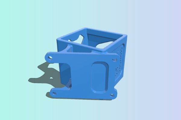 30deg Lisam 210 GoPro Session mount TPU | 3d print model