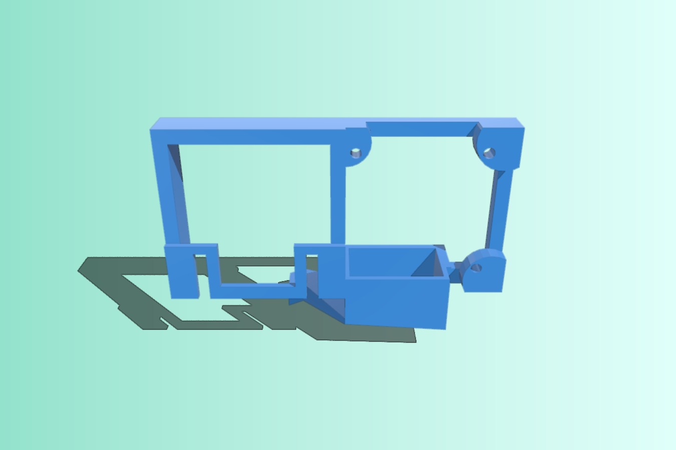 Support Blower MK8 - Soporte fan extrusor MK8