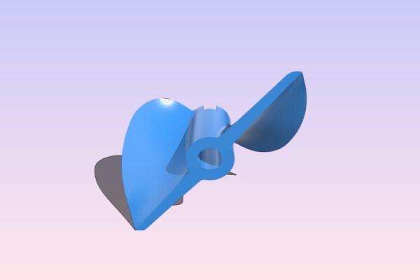 RC boat propeller 40mm | 3d print model