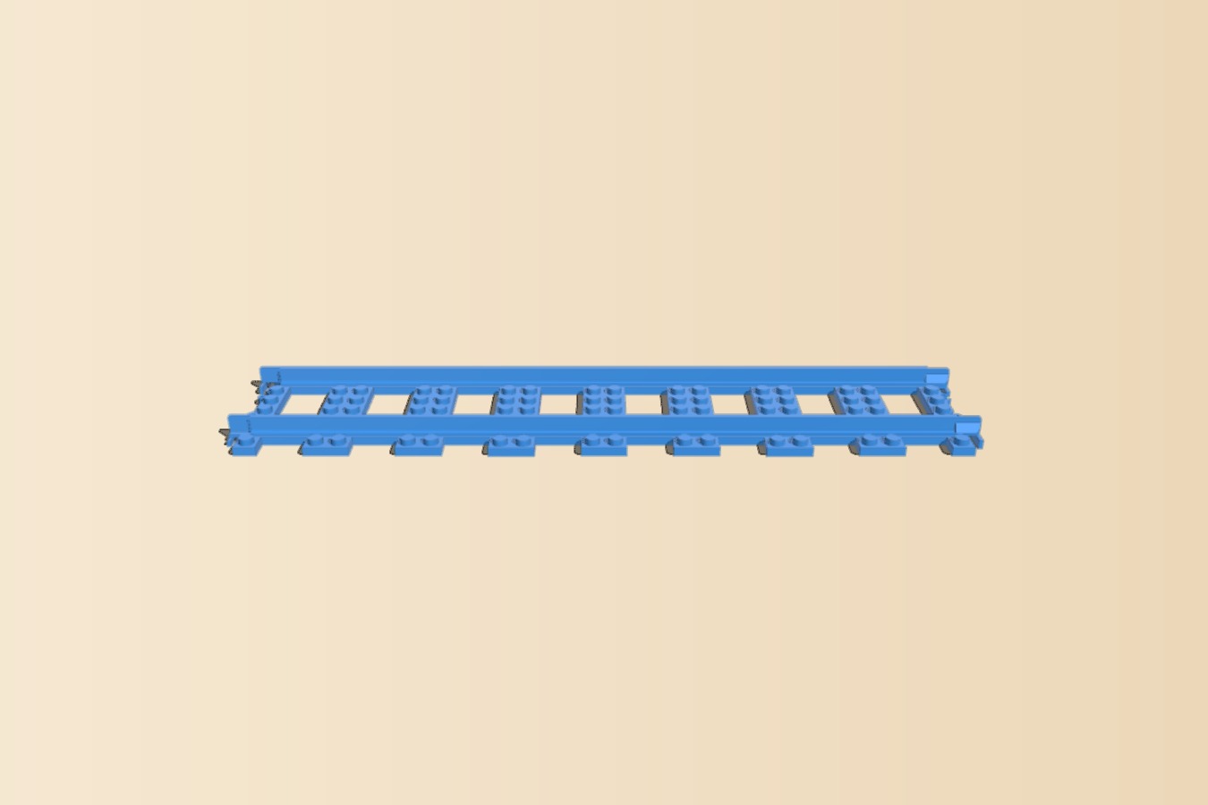 Lego train track 2xl 270mm long bed only