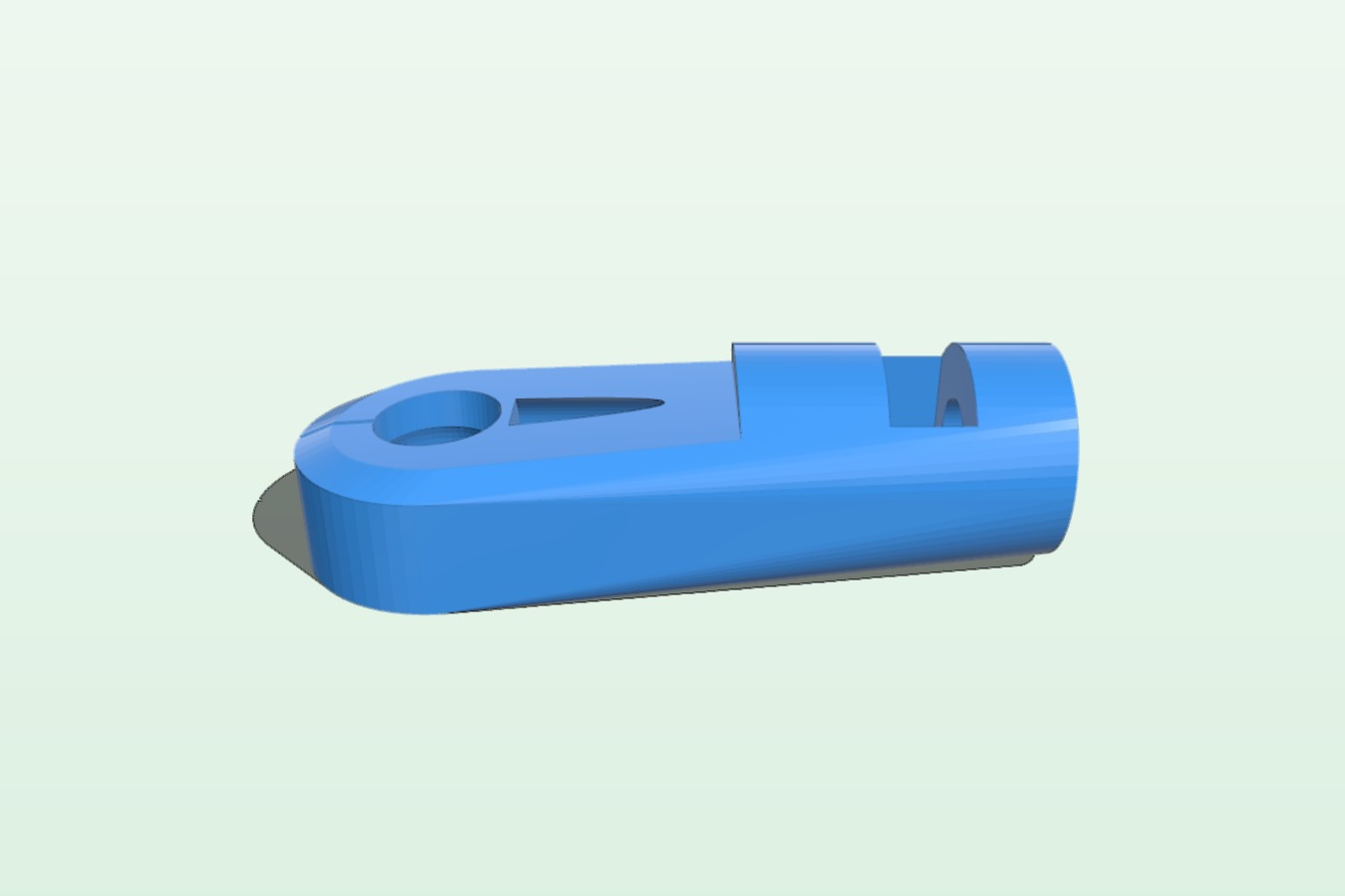 variable length steering pin for OpenRC truggy