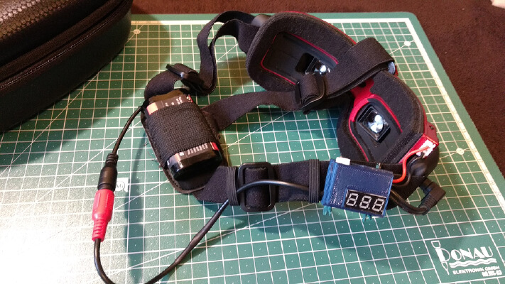 Fatshark headband and power supply mod | 3d print model