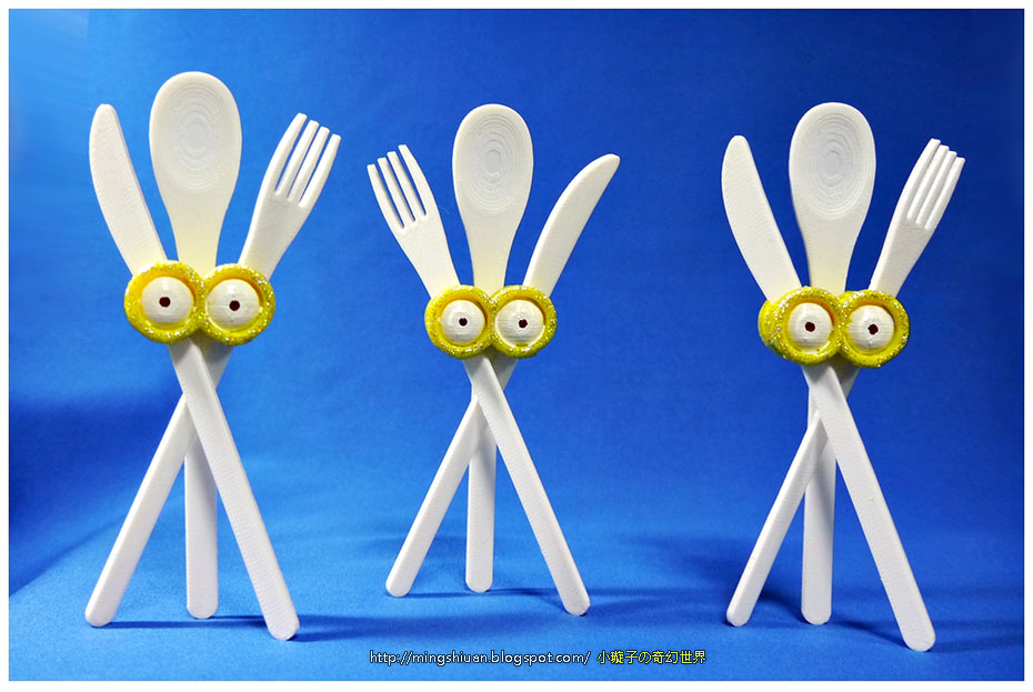 Minions eyes-Cutlery set