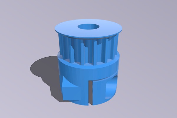 YRUDS MK7 Bowden Belt version for 1.75mm filament | 3d print model