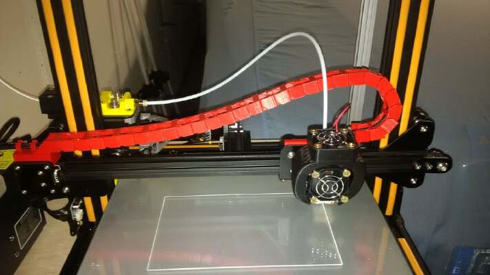 Creality CR-10 X-Axis cable chain | 3d print model