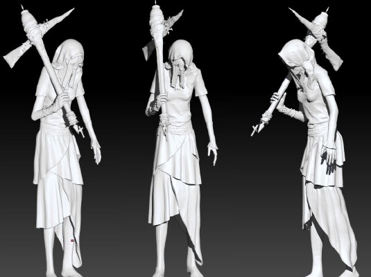 Marta from Outlast | 3d print model