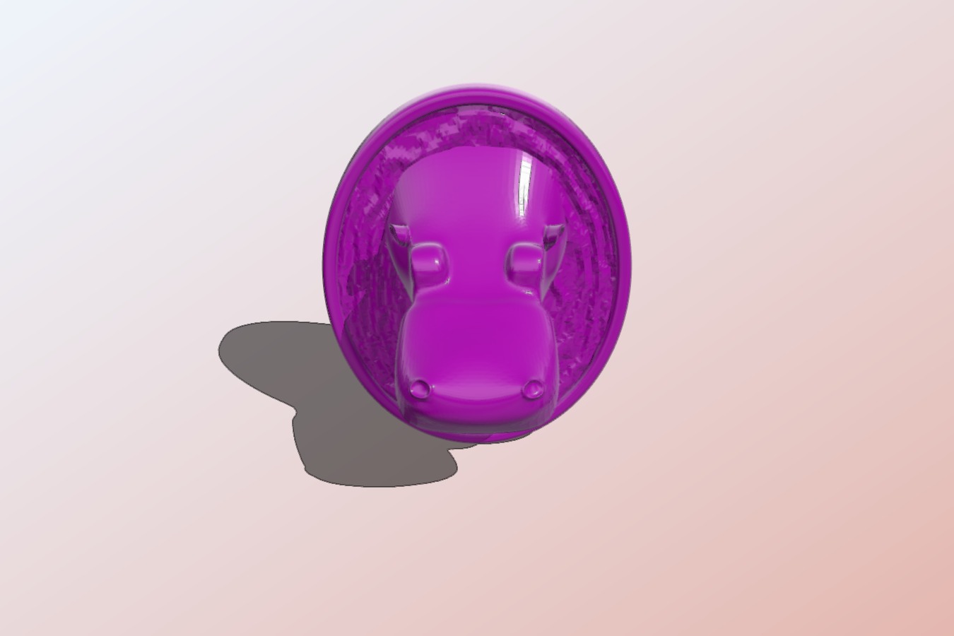 Hippo in water