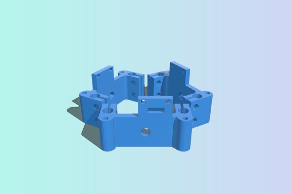 Rostock Idler Ends - Hotend Adapter Tray | 3d print model