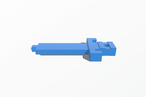 Legend Of Zelda 8 Bit Sword and Rupees Keychain | 3d print model