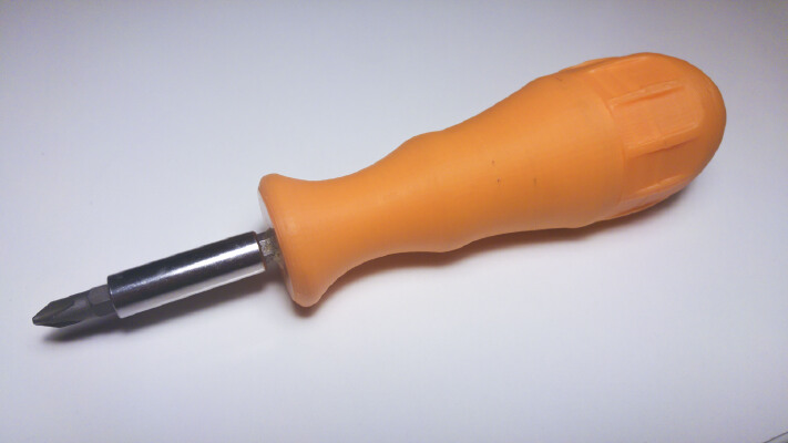 Wera inspired screwdriver bit holder handle | 3d print model
