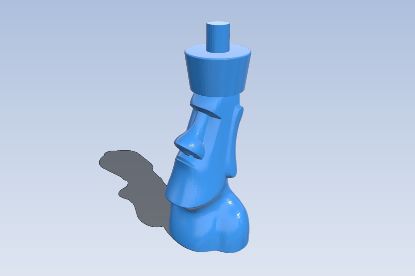Moai chess – moai king