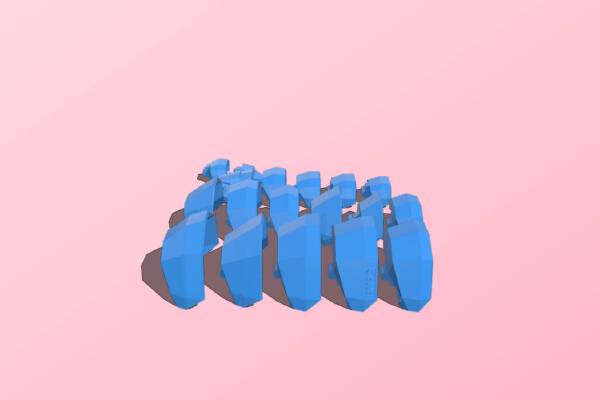 Pangolin individual pieces | 3d print model