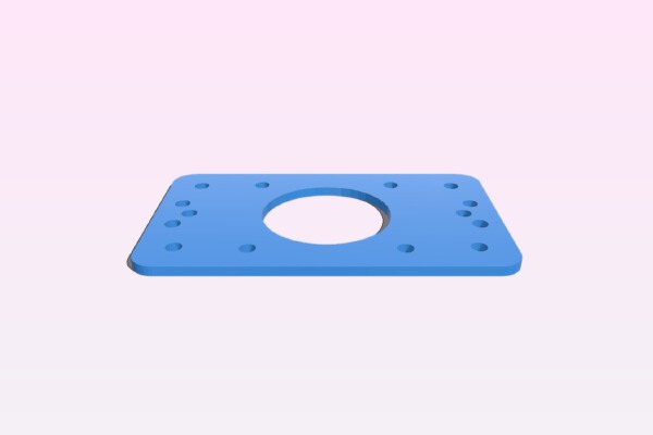 OpenBeam NEMA 17 motor mount | 3d print model