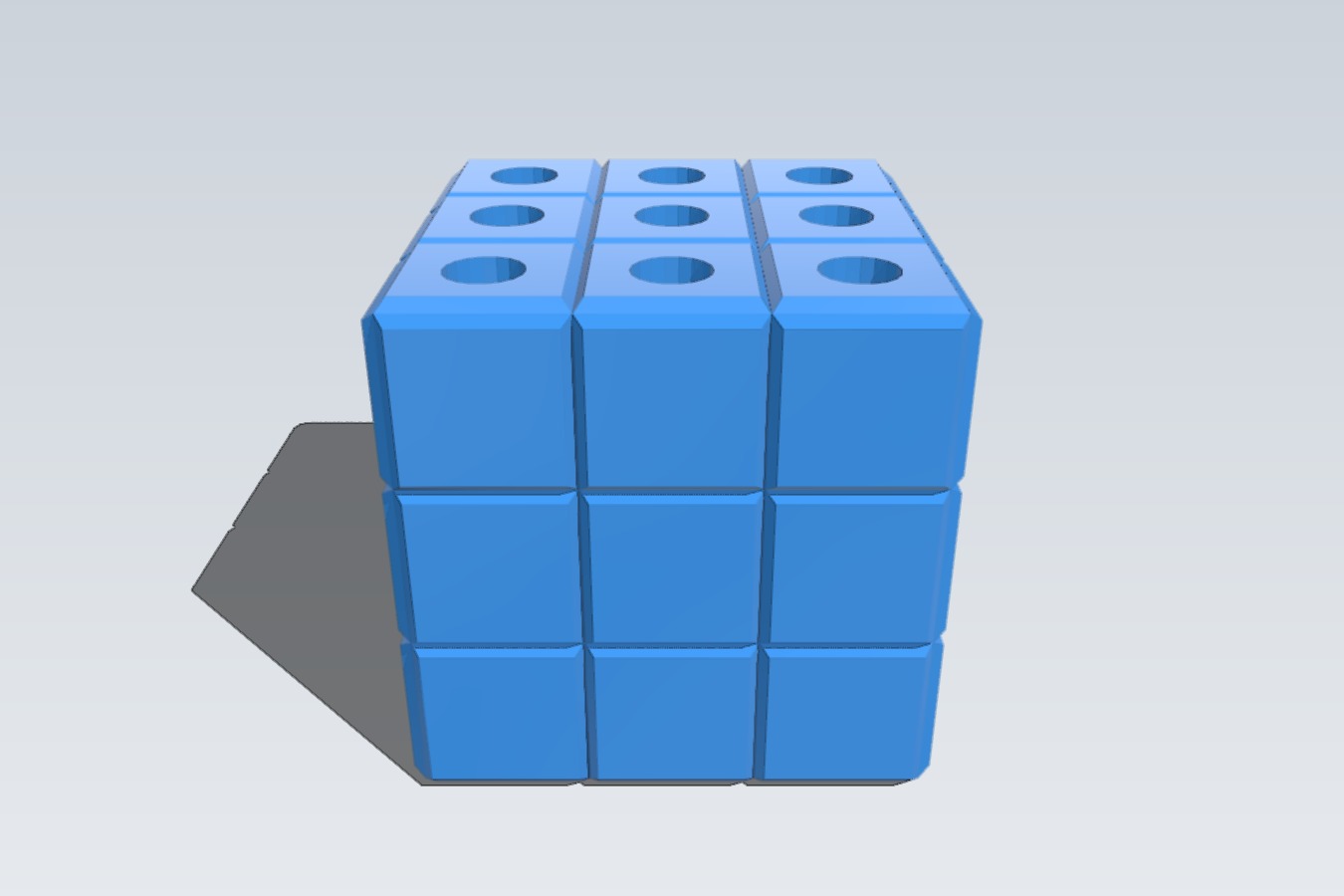 rubix cube pencil holder