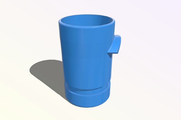Adapter Tyson V6 to standart pipe | 3d print model