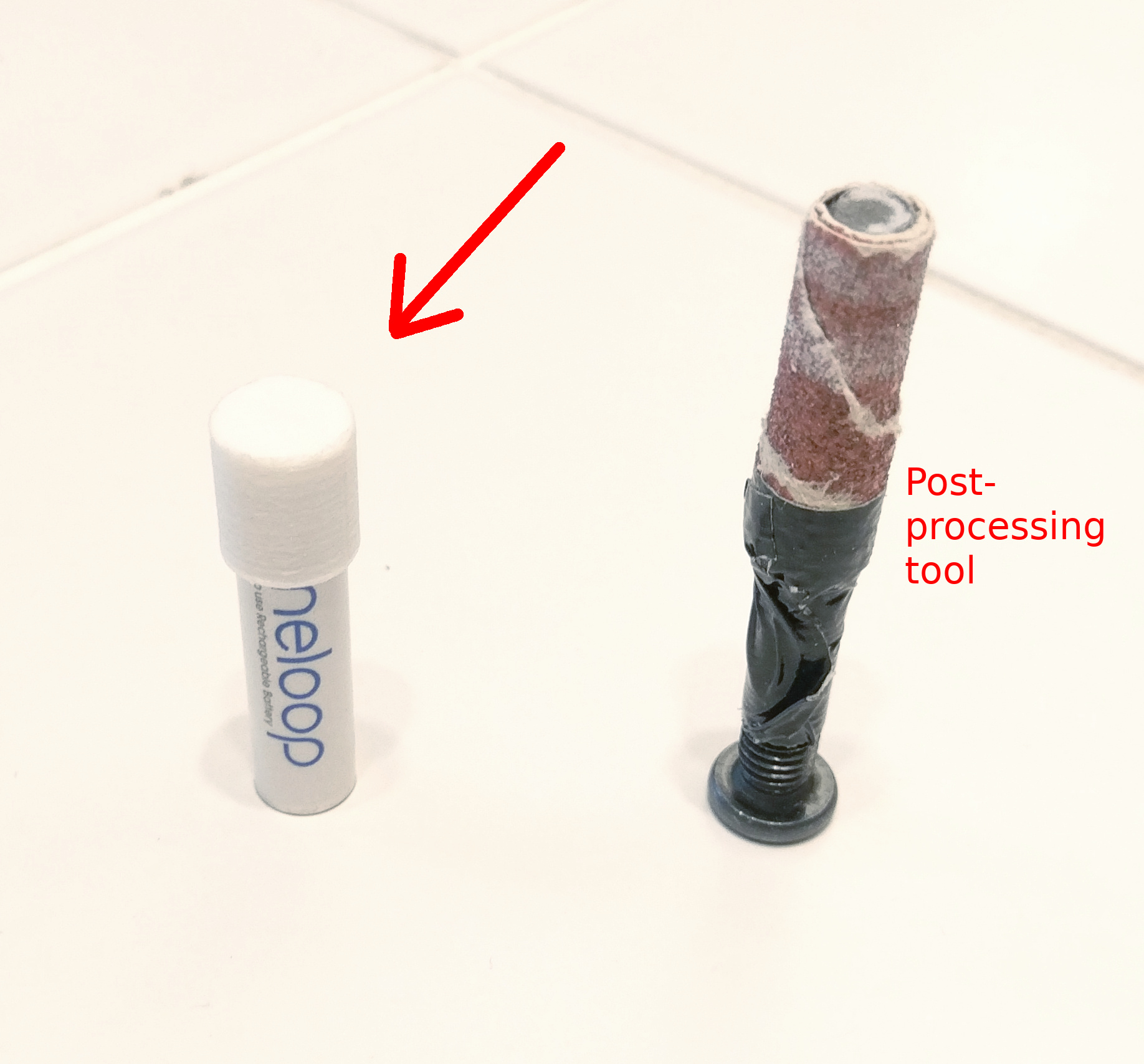 AAA, AA, C, D, or 18650 Battery Cap
