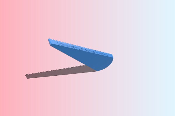 Ultimate Fillet Gauge R1-R30 mm | 3d print model
