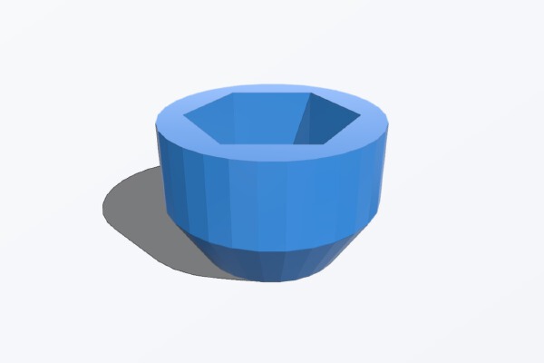 Oil filter cap removal tool thick walls for BMW vehicle | 3d print model