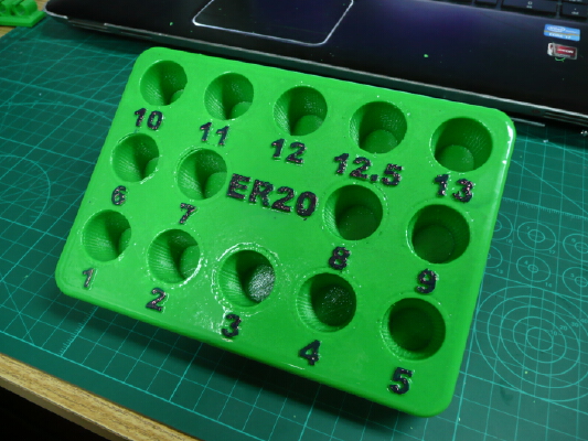 ER20 Collet holder | 3d print model