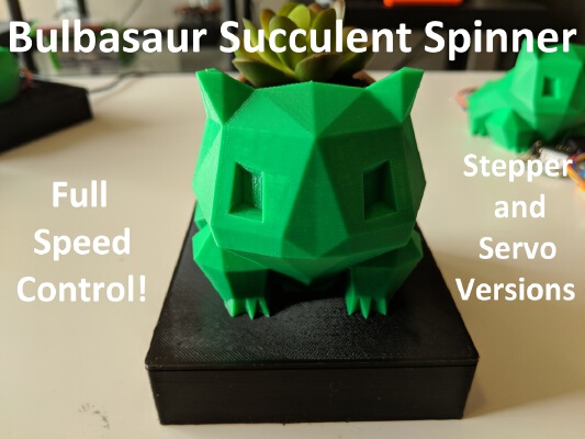 Bulbasaur Succulent Spinner | 3d print model