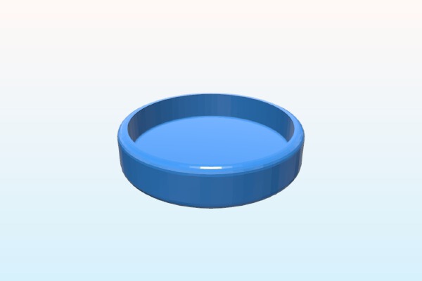Minimalistic Design Coaster | 3d print model