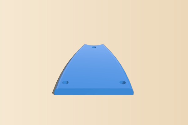 Gibson _ Epiphone style truss rod cover | 3d print model