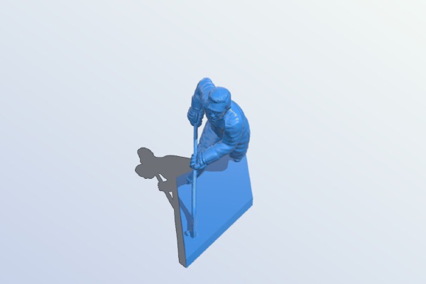 Hockey male | 3d print model